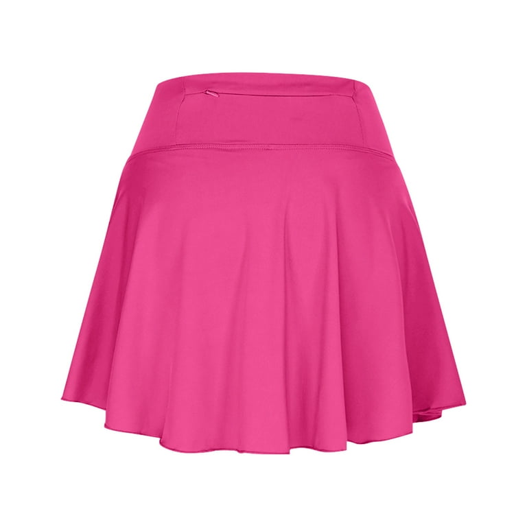 Byworldtasic Womens Solid Color Skirts Tennis Skirts for Women