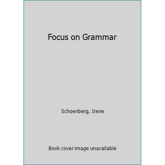 Pre-Owned Focus On Grammar 3: An Integrated Skills Approach, Third Edition (Full Student Book with Audio CD) (Hardcover) 0131899856 9780131899858