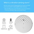 thumbnail image 4 of 24-Hour Door And Window Anti-Theft Alarm 125Db Ultra-Thin Vibration Sensor Alarm Black, 4 of 10