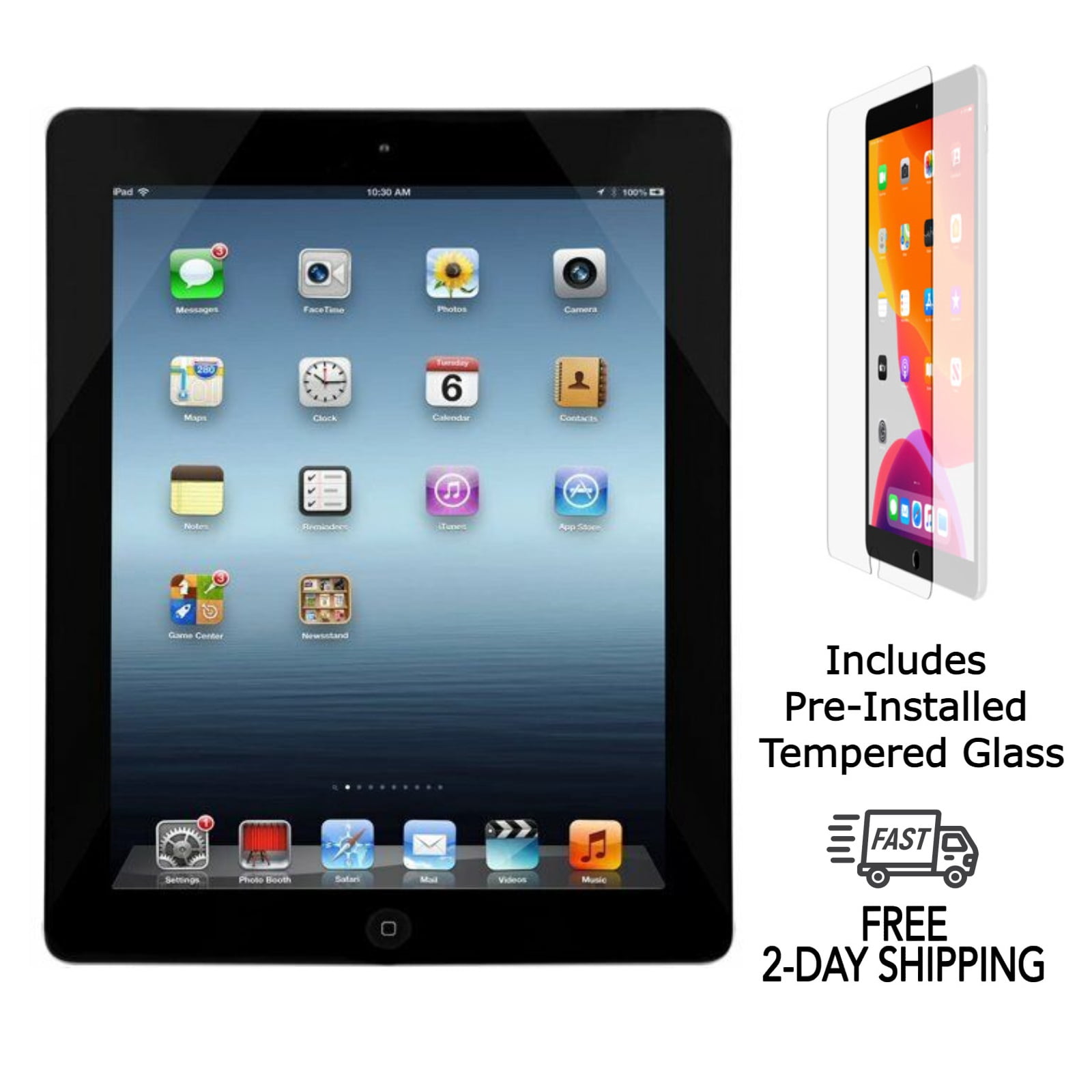 Restored Apple iPad 4 (4th Gen, 2012), 16GB, WIFI, Black, (A1458