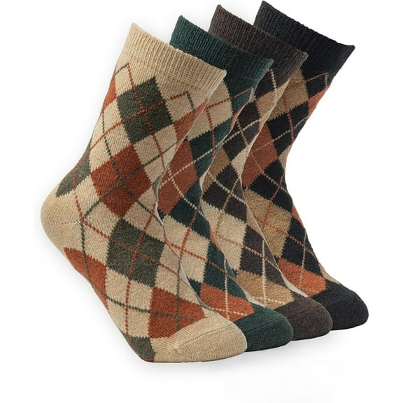 Thermal Wool Socks for Women– Cozy Warm Thick Boot Socks, 4 Pairs (Size 5-9)