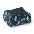 thumbnail image 6 of Mainstays Kids Glow in the Dark Gamer Reversible Comforter Set with Sheets, Twin, 5 Pieces, 6 of 11