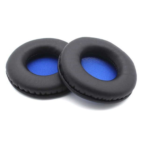 Matsuzay Almohadillas para los oídos, cojines, auriculares de malla transpirable, accesorios para auriculares, reemplazo de la cubierta para Skullcandy Relojes inteligentes Azul