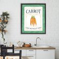 thumbnail image 2 of Stupell Industries Carrot Live Without You Pun Black Framed Floater Canvas Wall Art design by Lara Beeston, 31 x 25, 2 of 9