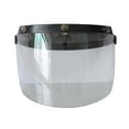 thumbnail image 1 of Romacci Motorcycle - -Scratch Helmets Lens Fashion Visor Wind Shield Lens Universal for Standard 3-Snap Open Face Helmets, 1 of 7