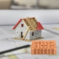 thumbnail image 5 of 120 Pcs Tuiles de Toit Miniatures Micro Tuiles de Toit Décor Tuiles de Toit Micro Ornement Table de Sable Tuiles de Toit, 5 of 5