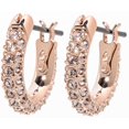 thumbnail image 3 of Swarovski Stone Pierced Hoop Earrings -, 3 of 5