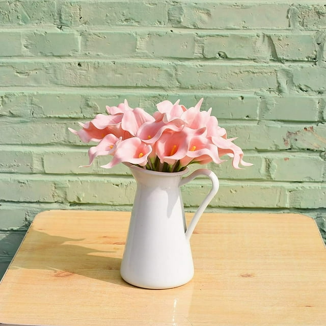 20pcs Artificial Silk Flowers 13.5in For Home Kitchen Wedding Table Decoration