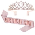 thumbnail image 4 of Wweixi Rhinestone Crystal Headwear Exquisite Etiquette Belt Scarf Decorations Type 3 1Set, 4 of 6