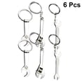 thumbnail image 2 of NUOLUX 6pcs Fathers Day Gift Keychains Mini Imitation Tools Key Holder Wrench Pendant Metal Key Rings Craft Ornaments For Car Key Bag Hanging, 2 of 6