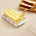 thumbnail image 3 of asddcavvf Coupe-Beurre Rangement Coupe-Beurre avec Couvercle Plateau Trancheur de Fromage Transparent Contenant Outil de Cuisine Ménager Sacs à Collation Réutilisables pour Enfants, 3 of 6
