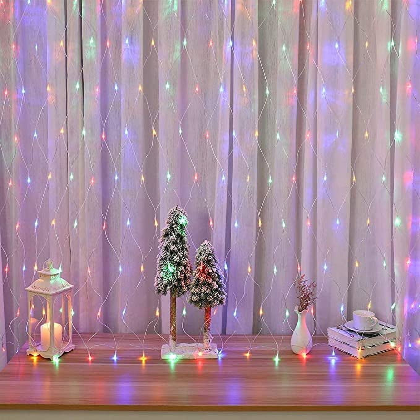 Rosnek Color Changing Christmas Fairy Lights, 200 LED RGBW Twinkle  Christmas Tree Light with Remote, Waterproof Outdoor Fairy Lights Bedroom  Party