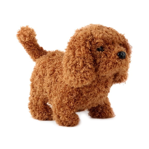 Electric Simulation Teddy Dog Plush Toy Intelligent Dog Toy Will Call Walking Simulation Puppy Animal Toy for Kids