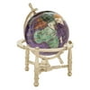 Kalifano Amethyst 3-in. Gemstone Globe with Nautical Stand