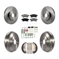 thumbnail image 1 of Transit Auto Front Rear Disc Brake Rotors Semi-Metallic Pads and Drum Kit (7Pc) for Car 2013-2014 Chevrolet Sonic RS K8S-102713, 1 of 11