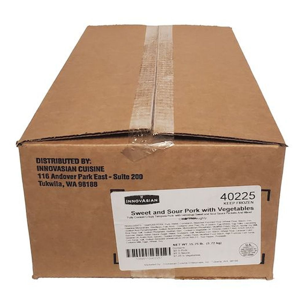 Innovasian Cuisine Sweet and Sour Pork with Vegetable, 5.25 Pound -- 3 per case