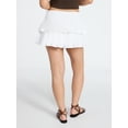 thumbnail image 3 of No Boundaries Ruffle Mini Skort, Women's XXS-XXL, 3 of 5