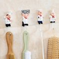thumbnail image 5 of Juego de 4 ganchos de pared de resina para figura de chef francés TUNC Sencillez, 5 of 5