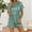 01 Green, variant on Weiqiqre Womens Pajama Sets Silky Shirt with Capri Pants Button Down PJs Soft Silky Loungewear