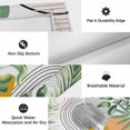 thumbnail image 5 of Tropical Summer Outdoor Rug 5x7 Ft, Non Slip Washable Area Rug, Boho Palm Leaves Botanical Watercolor Patio Rugs Carpet Runner, Large Floor Mat for Indoor/Outdoor Deck Porch Camping, 5 of 8