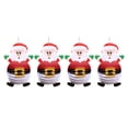 thumbnail image 4 of Colcolo Christmas 3D Paper Lantern Hanging Crepe Paper Holiday Decoration Paper Lanterns Santa Claus, 4 of 8
