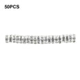 thumbnail image 3 of 50 Pieces Rhinestone Rondelle Handmade Spacer Beads Making Earring Bracelet Jewelry Crystal Multi-colors Loose Bead Earring Necklace Accessories White, 3 of 7
