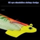 thumbnail image 3 of Señuelo de pesca de camarones de madera, anzuelo de calamar, aparejos de mar fluorescentes blanco amarillo Sywqhk Para Estrenar, 3 of 5