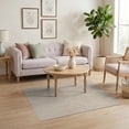 thumbnail image 3 of ODIKA 4'x6' Beige Geometric Oatmeal Cream Flowing Motif Sala Tan Neutral Washable Area Rug None Non-Slip, Chair-Friendly, Flatwoven for Home Office, Under Desk, 3 of 7