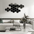 thumbnail image 4 of Autocollant Mural Miroir Hexagonal, 4 of 5