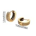 thumbnail image 2 of Boucles d'Oreilles Robustes pour Femmes Bijoux en Or et Argent, 2 of 6