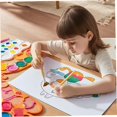 thumbnail image 3 of Paint Brushes 64Pcs/Set 7 Style Nylon Paintbrush with Wooden Handle Thick Non-Shedding Paint Brush Set for Kids, 3 of 4