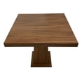 thumbnail image 2 of Set de Comedor SALVANTO Joshua 4 Sillas 90x90 cm MDF UV color Parota, 2 of 6