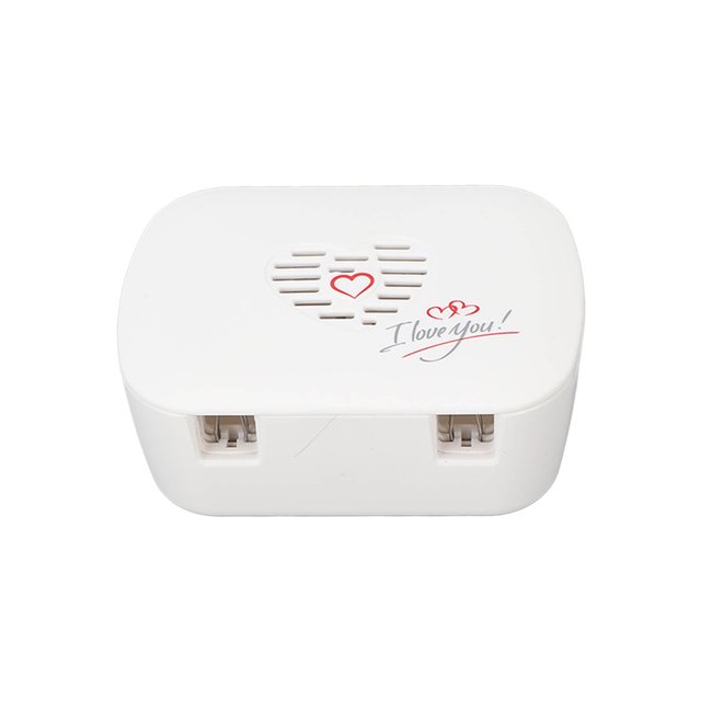 Toothbrush Cleaning Holder, 2 Slots Prevent Fall Off USB Charging Easy Install Wall Mounted UV Toothbrush Cleaning Rack For Oral Care For Hotel
