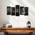 thumbnail image 2 of Elephant Stock Wine Barrels Pop Wall Art - Horizontal Multi Panel Canvas - Dining Room Wall Decor - Food And Drink Multi Panel - Gray And Black Decor - 25" x 12", 2 of 4