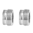 thumbnail image 4 of Faucet Adapter, 15/16in Male 2 Sets Water Tap Adapters Stainless Steel Straight Thread  for Replacement, 4 of 8
