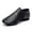 C-Black351, variant on DHFJKG Kids Sheepskin Leather Upper Slip-On Non-Slip Jazz Shoes For Girls Boys Unisex Solid Color Soft Dance Shoes