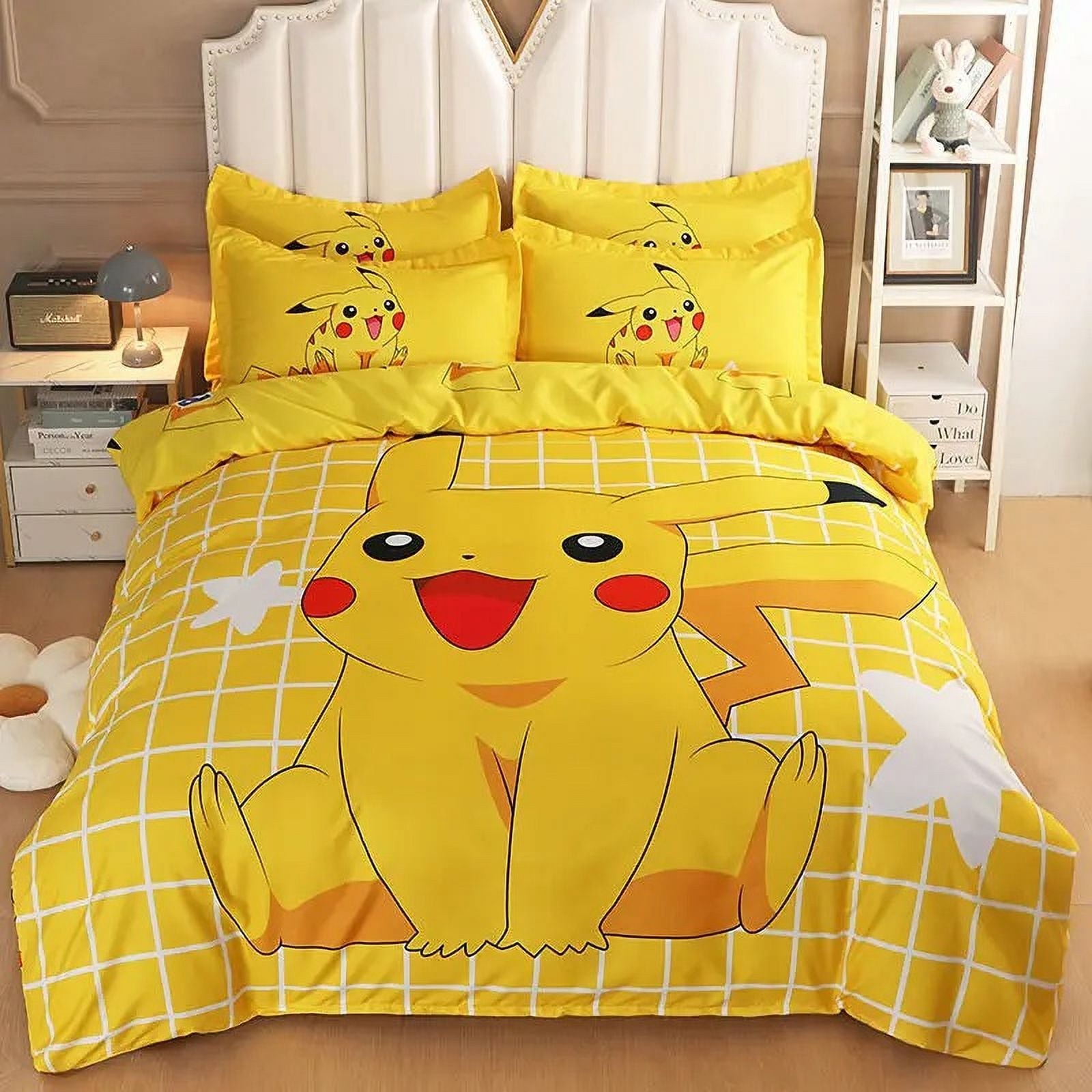 Cotton Pikachu Comforter Set Bed Set POKEMON PIKACHU DUVET COVER