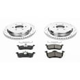 thumbnail image 3 of PowerStop Rear Z23 Evolution Sport Carbon-Fiber Ceramic Brake Pad and Drilled & Slotted Rotor Kit Fits: FORD LINCOLN Select Models K4683, 3 of 10