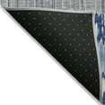 thumbnail image 3 of Addison Rugs Chantille Indoor/Outdoor Transitional Stripes Navy Washable Round Rug, 8' x 8', 3 of 6