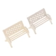 thumbnail image 4 of Train Railroad Diorama Park Bench for Building DIY Miniature DIY Sand Table Model 1:75 white A, 4 of 9