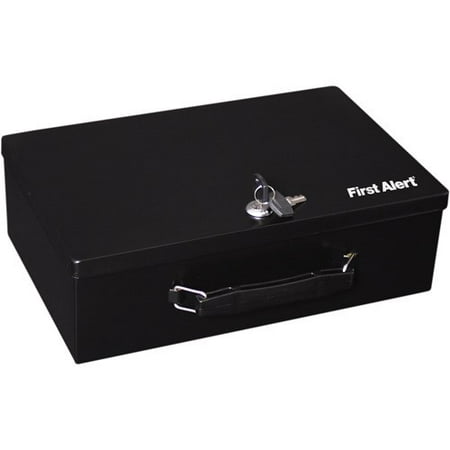 First Alert Deluxe Locking Steel Security Box 3031F 