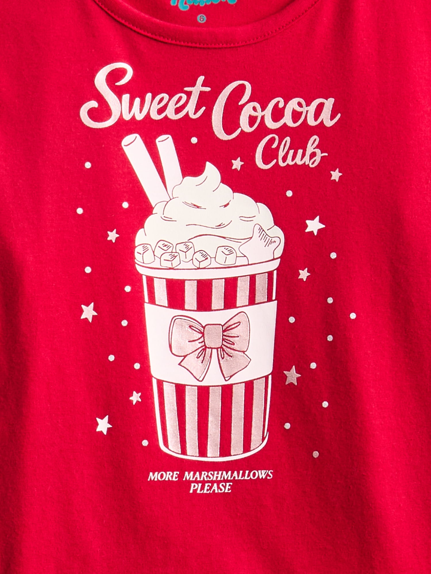 Wonder Nation Girls Graphic Tee with Long Puff Sleeves, Sizes 4-10