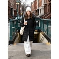 thumbnail image 3 of Wantdo Women's Recycled Winter Jacket Insulated Winter Puffer Coat Waterproof Thicken Parka Black L, 3 of 8
