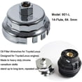 thumbnail image 5 of 64mm Steel Oil Filter Wrench Cap Tool for Toyota Lexus & Scion 2.5L - 5.7L, 5 of 5