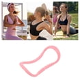 thumbnail image 2 of Unique Bargains 1 Pc Durable Yoga Ring Exercises for Yoga and Home Fitness 7.99"x4.06" Pink, 2 of 4