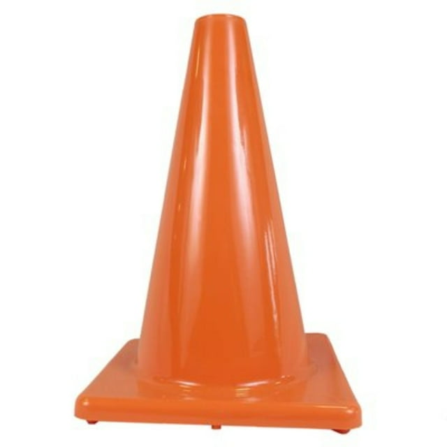 PRISP Cône en PVC Orange Souple - Cône d'Entraînement Résistant pour l'Intérieur et l'Extérieur