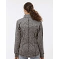 thumbnail image 3 of J America Women's Cosmic Fleece 1/4 Zip Pullover - JA8617, 3 of 5