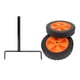 thumbnail image 2 of Rueda auxiliar ajustable para desbrozadora eléctrica, accesorio de rueda de soporte para tubos de eje de 26 mm y 28 mm, cortadoras de césped, 2 of 14