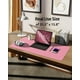 thumbnail image 5 of Protector de escritorio Ysagi de piel impermeable rosa 80x40 cm, 5 of 9