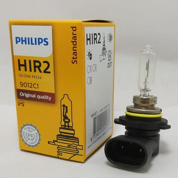 Philips HIR2 9012 12V 55W PX22d Original Equipment Standard Lamps